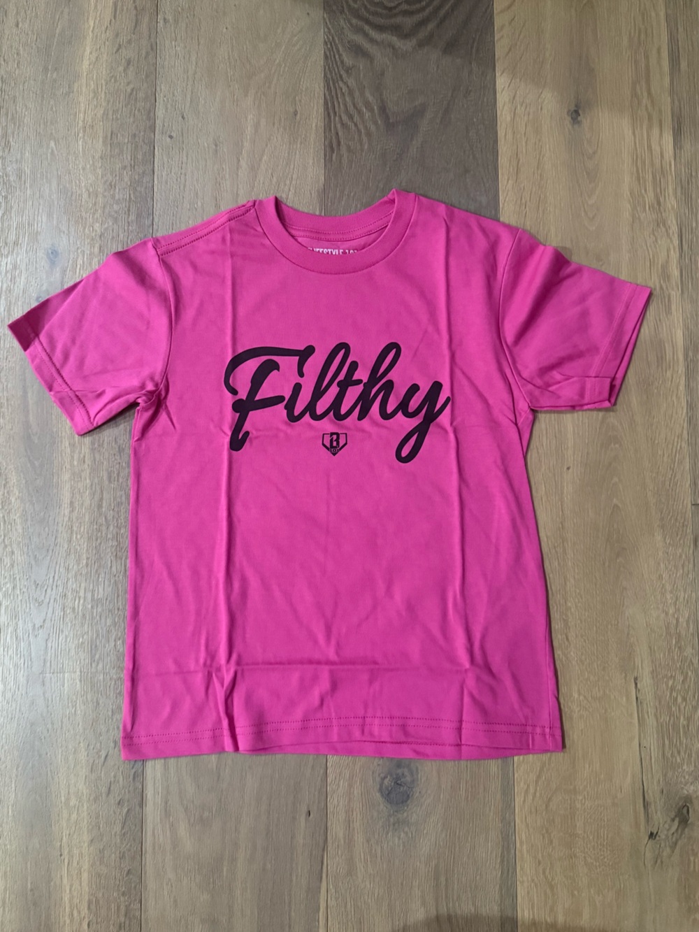 Baseball Lifestyle 101 - Pink Filthy Tee - Youth- NEW IN BAG